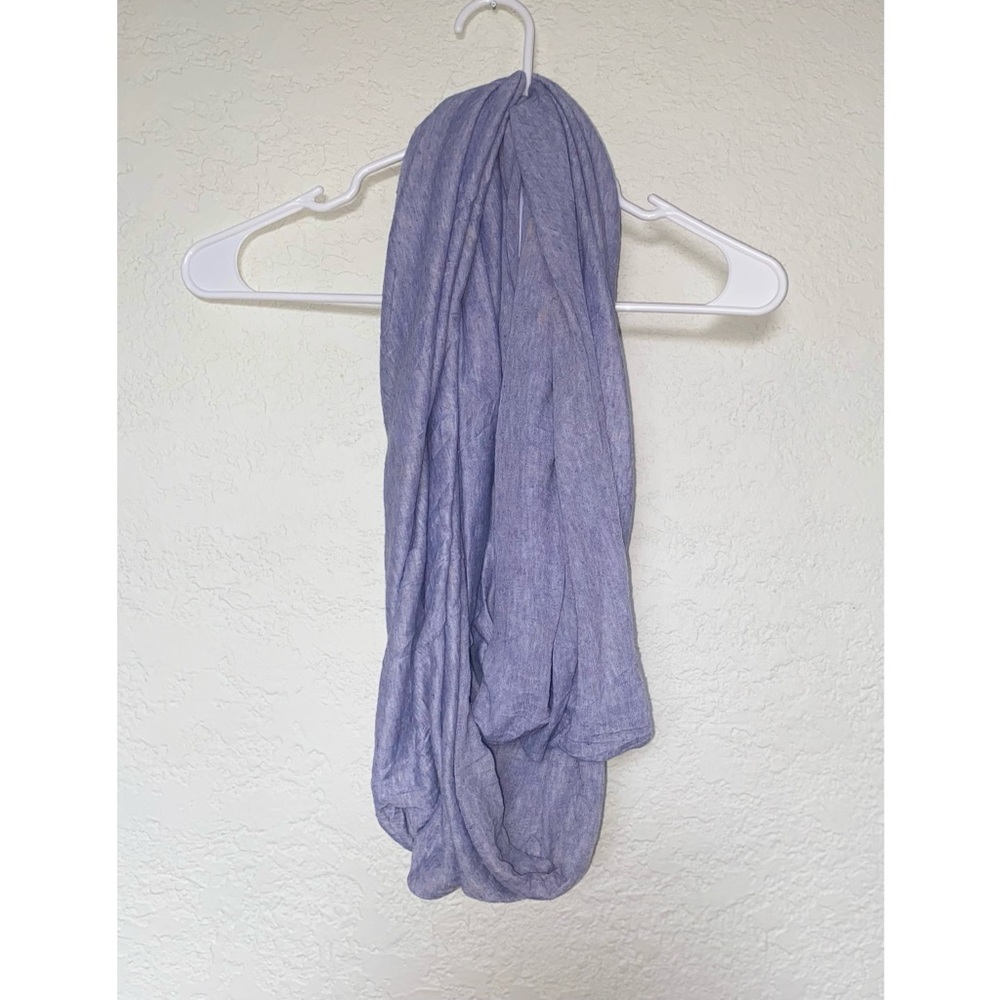 Blue infinity scarf